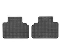Alfombrillas traseras de goma Ford Tourneo Courier 2014-2023 2 piezas Negro