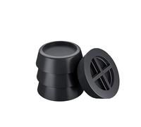 Alfombrillas Universales for Patas De Lavadora, Almohadillas Antivibración for Muebles, Pies De Goma Reductores De Ruido, 4 Uds.(Black,4pcs)