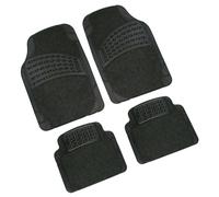 Alfombrillas Universales Para Auto De PVC Y Moqueta Antideslizantes - 4 PZ