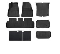 Alfombrillas XPE compatibles con Tesla Model 3 2021-2024 Highland for Maletero, for Todo Tipo de Clima, Revestimiento de Carga WP, Izquierda y Derecha, de Goma(Gold)