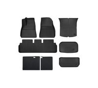 Alfombrillas XPE compatibles con Tesla Model Y Model 3 2021-2024, for Todo Tipo de Clima, for Maletero, Antideslizantes, WP, for Izquierda y Derecha, de Goma(Gold)