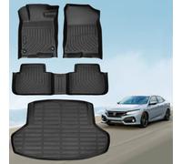 Alfombrillas y Forro de Carga para Honda Civic de 11ª generación 2022 2023, para Honda Civic Sedan Hatchback Si Todos los Modelos, Forro de Carga Incluido para Accesorios cívicos de 11ª generación