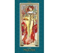 Alfons Mucha 2026 - Bild-Kalender 33x60 cm - Kunstkalender - mit stilvollem Glitzereffekt - Jugendstil - Wandkalender - Alpha Edition