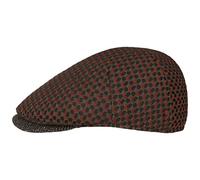 Alfonso D´Este Gorra BondenoD’Este Hombre - Made in Italy Gorro Ivy con Visera, Forro otoño/Invierno - M (56-57 cm) Naranja