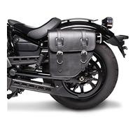 Alforja Compatible para Moto Custom Vintage Retro Texas 10l Negro Izquierda