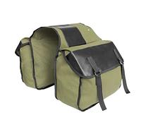 Alforja de liberación rápida Bolsas Traseras para Motocicleta, Mochila para, Scooter, Alforjas De Lona para Kawasaki 1000(Army Green)
