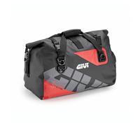 Alforja GiVi bolsa lateral Easy-T lona PVC gris/rojo 40 l 540 x 300 x 300 mm