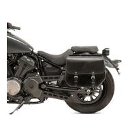 Alforja Izquierda CustomAcces Sant Louis (con placa metálica) Negra Soporte Incluido