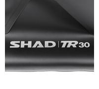 Alforja lateral Shad TR30 Terra negra impermeable con sistema de doble bloqueo (