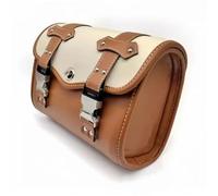 Alforja Motocicleta Vintage Cuero PU Herramienta Viaje Bolsa Asiento Equipaje para Rebel 250 500 1100 300 W400 W650 XL883L SR400(Style 2)