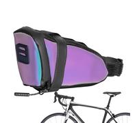 Alforja para bicicleta - Alforja para sillín bajo el sillín, bolsa impermeable para viajes diarios, fitness, entrenamiento de larga duración y reparaciones en forma de cuña