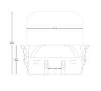 Alforja porta equipajes delantero Apidura front rack pack Expedition ( Gris / 20 L )