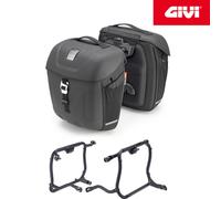 Alforjas 18L MT501 + Marcos [ GIVI ] Moto Guzzi V7 850 Stone / Special 2024