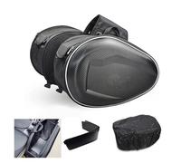 Alforjas Bolsas De Viaje para Casco De Motocicleta Maletas Alforjas Y Un Impermeable Bolsa para Manillar De Motocicleta(Cloth and Plastic)