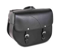 Customacces APS001N Sant Louis Juego de Alforjas de Cuero con Soportes Universales, Negro, Talla S