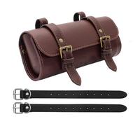 Alforjas equipaje moto Bolsa De Herramientas Para Motocicleta, Bolsa Para Horquilla, Forma De Barril, Manillar De Motocicleta, Alforja Impermeable De PU, Alforjas De Almacenamiento Motocicleta,