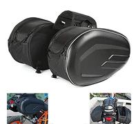 Alforjas Laterales Moto Impermeable,Bolsas de Moto Extensibles, 36-58L