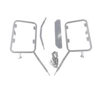 Alforjas Laterales para Equipaje Motocicleta Caja Alforjas Soporte para BMW F900XR F900R 2019-2025(Plata)