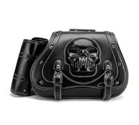 Alforjas Moto para Benelli Caffe Nero 250 2008-2020, Bolsa Impermeable Cuero Moto Bolsas Laterales para Motocicleta Vintage Bolsas Laterales con Soporte para Tazas,C