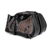 Alforjas Moto para Honda Rebel 1100 2021-2024, Bolsas Laterales para Motocicleta Vintage, Alforjas Moto Impermeables Bolsas, para Viajes y Uso Diario,C