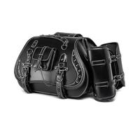Alforjas Moto para Suzuki Lets 2012-2018, Bolsas Laterales para Motocicleta Vintage, Alforjas Moto Impermeables Bolsas, para Viajes y Uso Diario,D