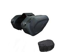 Alforjas Motocicleta Alforjas Laterales para Motocicleta Impermeables Universales para Moto Deportiva Motocross Capacidad Expandible De 36 A 58 litros Bolsa Equipaje Moto(Oxford Cloth)