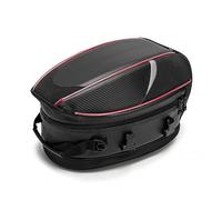 Alforjas Motocicleta Bolsa para Asiento Trasero De Motocicleta Impermeable De Gran Capacidad Universal para Equipaje De Viaje Y Sillín Bolsa Equipaje Moto(Red)