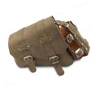 Alforjas Motocicleta para Harley Sportster XL 883 XL1200, Impermeables y Antipolvo, Bolsa para Herramientas de Tela Oxford. Bolsa Herramientas anticolisión Cuadro(Marrón 1)