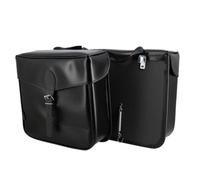 Alforjas negras retro Sporfabric para bicicleta ( Negro / 20 L )