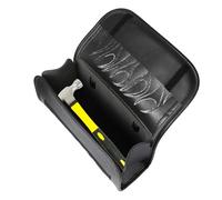 Alforjas para motocicleta, bolsa de herramientas para manillar de horquilla delantera de motocicleta, paquete lateral de herramientas, alforjas negras para manubrio de motocicleta, accesorios