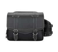 Alforjas para SR400 para MT-07 Alforja Lateral para Motocicleta 15 L De PU Impermeable para Viaje Bolsa para Manillar De Motocicleta(Side Bag)