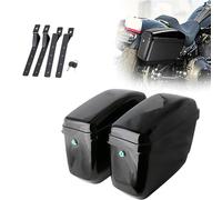 Alforjas Universales para Motocicleta, Baúles Laterales, Equipaje, Depósito, Maleta Rígida para Vstat 1100 250 950 650 Royal Star con Luz Trasera