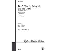 Alfred 00-28616 Don t Nadie Bring Me No Bad News-del musical The Wiz - Music Book