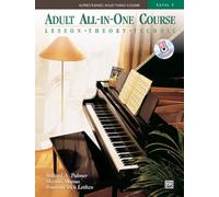 Alfred adult all in one 3 pf bk/cd +cd: Lesson Theory Solo : Level 3 (Alfred's Basic Adult Piano Course, Level 3)