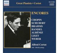 Alfred Cortot Great Pianists: Encores (CD) Album (Importación USA)