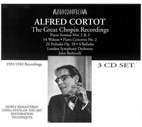 Alfred Cortot -The Great Chopin Recordings (1931/1943) by Alfred Cortot (2005-11-04)
