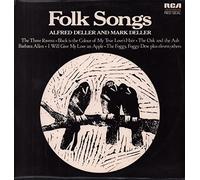ALFRED DELLER AND MARK DELLER - FOLK SONGS LP (VINYL ALBUM) UK RCA 1972