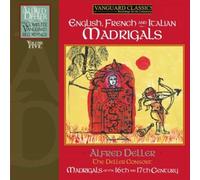 [Alfred Deller: The Complete Vanguard Recordings Vol. 5] English, French And Italian Madrigals by Deller (2009-05-19)