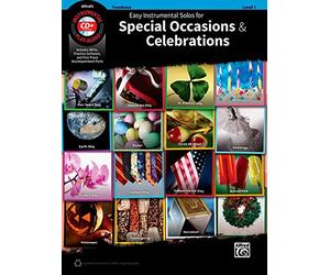 Alfred Easy Instrumental Solos for Special Occasions & Celebrations Trombone Book and MP3 CD
