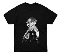 Alfred Hitchcock - Camiseta de manga corta para hombre, diseño gráfico familiar, unisex, color negro, Negro, L