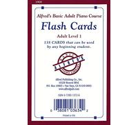 Alfred's Basic Adult PIano Course 1 Flash Cards: Flash Cards, Adult Level 1