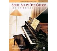 Alfred's Basic Adult Piano Course: Adult All-In-One Level 1 - Book Only - Partituras