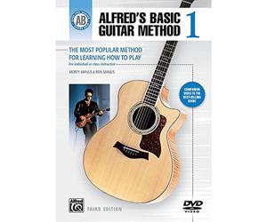 Alfred's Basic Guitar Method, Bk 1: The Most Popular Method for Learning How to Play (DVD) [Reino Unido]