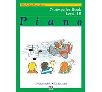 Alfred's basic piano library: notespeller book - level 1b piano