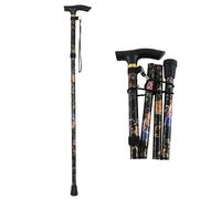 Alfven Bastón Plegable,Bastón Plegable Ajustable Bastones para Mayores Mujer para Mujeres Hombres Mayores Trekking Viaje