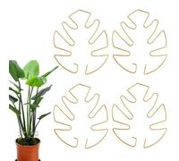 Alfven Soporte para Plantas de Hoja, 4 Reutilizables Plantas Trepadoras Tallos Soportes Soporte para tallo de plantas Estacas Estabilizadoras Monstera para plantas en flor