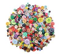 Alfykym 600-700 botones multicolor para manualidades a granel, varios tamaños para costura, manualidades, decoración