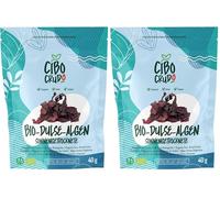 Alga dulse Ecológica - 40g. Algas Dulse del Atlantico Secada al Sol Rica en Proteínas Vitaminas Yodo Hierro y Potasio. (Paquete de 2)