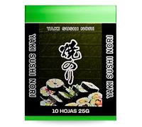 Alga Nori Yakinori - Grado Gold - Algas para Enrollar Sushi - Calidad Premium para Rolls, Onigiri y Cocina Asiática - Pack Laborawi (10 hojas (25 g))