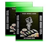 Alga Nori Yakinori - Grado Gold - Algas para Enrollar Sushi - Calidad Premium para Rolls, Onigiri y Cocina Asiática - Pack Laborawi (20 hojas (50 g))
